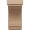 Ekena Millwork 8"W x 8"D x 16"H Wide Warren Rough Cedar Woodgrain TimberThane Corbel, Primed Tan CORUR08X08X16WARRCPR - alternate 2